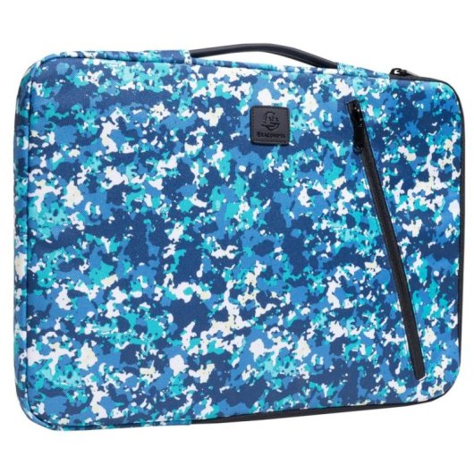 Notebook-Huelle EXACOMPTA Veggie 16 Zoll Recyceltes Polyester Blau/Tuerkis