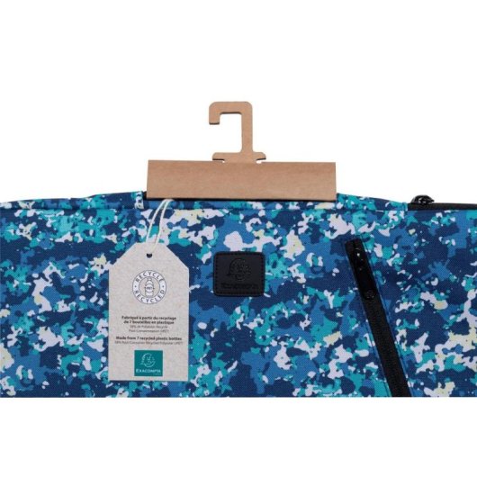 Notebook-Huelle EXACOMPTA Veggie 16 Zoll Recyceltes Polyester Blau/Tuerkis