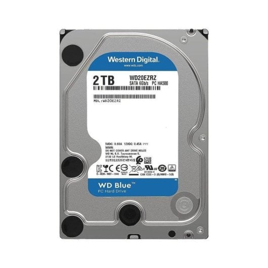 Disque Dur Western Digital Blue 2 To HDD 5400rpm SATA III 64Mo