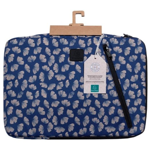 Laptop-Hülle EXACOMPTA Zen 14" Blau Pink Recycling-Polyester Wasserabweisend
