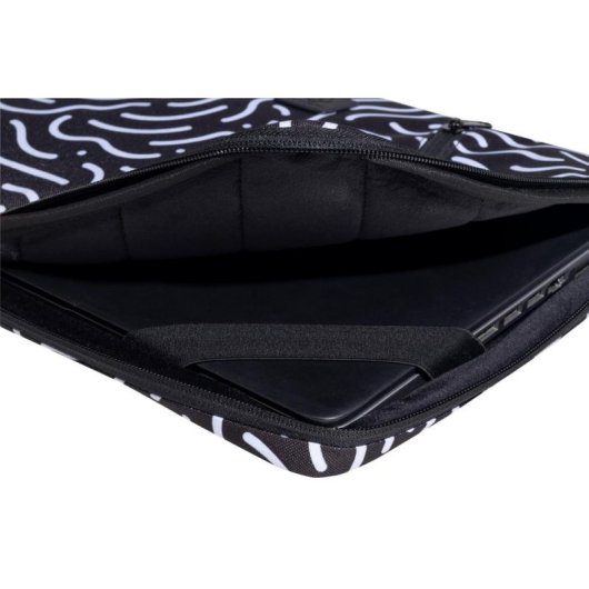Notebook-Hülle Exacompta Moon 14 Zoll 285 g Polyester recycelt Schwarz Weiß
