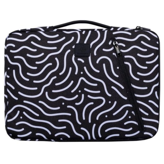 Notebook-Hülle Exacompta Moon 14 Zoll 285 g Polyester recycelt Schwarz Weiß