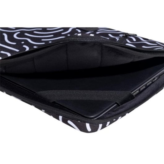 Notebook-Hülle Exacompta Moon 14 Zoll 285 g Polyester recycelt Schwarz Weiß