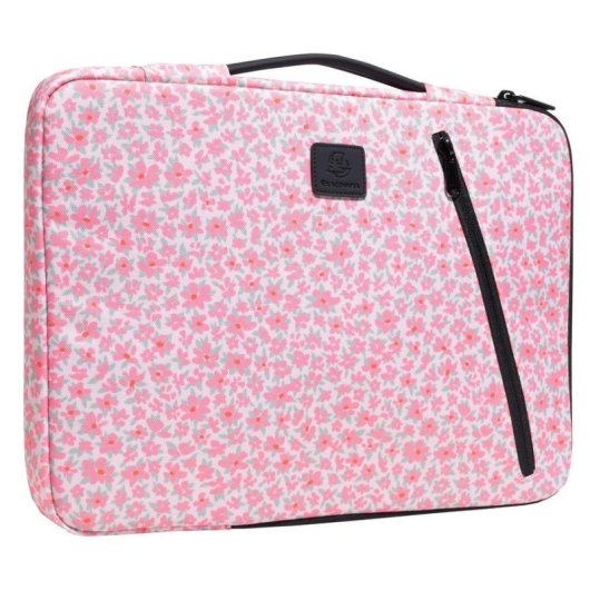 Notebook-Hülle EXACOMPTA Liberty 14 Zoll, recyceltes Polyester, Pink, Unisex