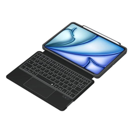 Funda con tastiera MW MW-300126 per iPad Air 11" Black Bluetooth Trackpad
