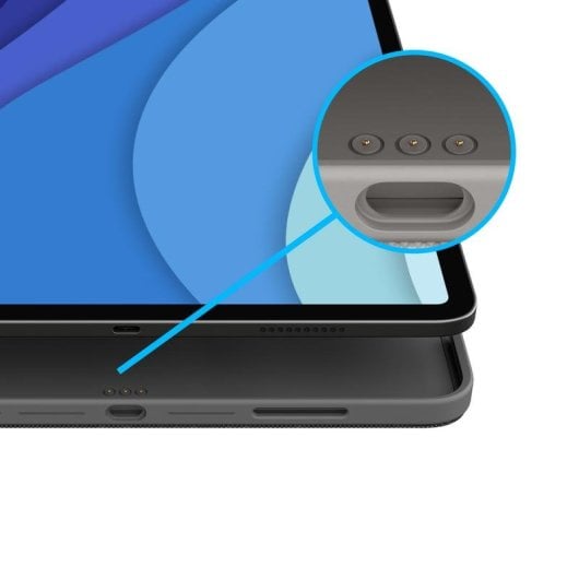 Teclado Logitech 920-010209 Combo Touch Suíço Trackpad para iPad Pro Cinzento