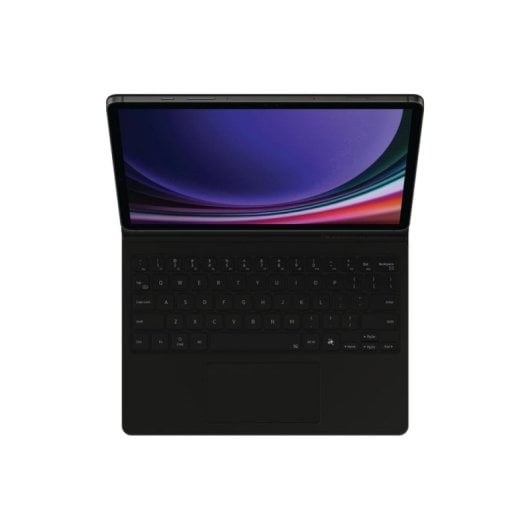 Teclado Samsung EF-DX725 Touchpad QWERTZ Compatível Galaxy Tab S9 Preto