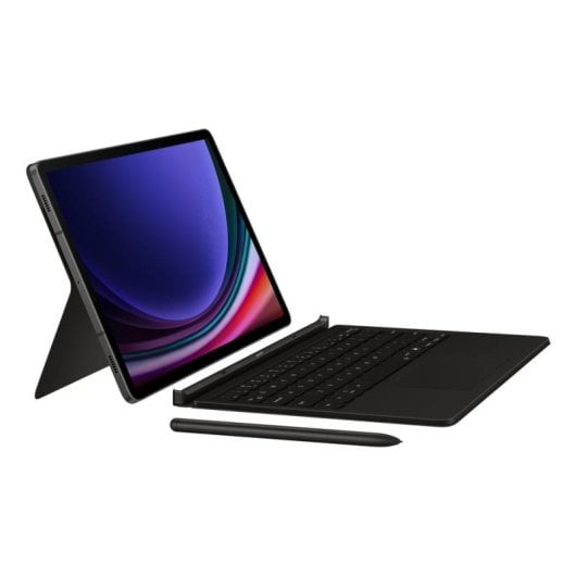 Teclado Samsung EF-DX725 Touchpad QWERTZ Compatível Galaxy Tab S9 Preto