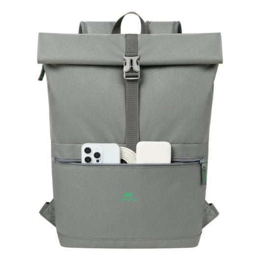 Mochila Rivacase Gremio 15,6'' Gris Imperméable rPET Urban Unisex