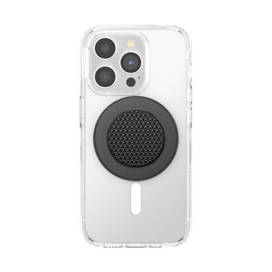 Grip PopSockets 807392 MagSafe Stand Triangle Knurl Schwarz iPhone 12+