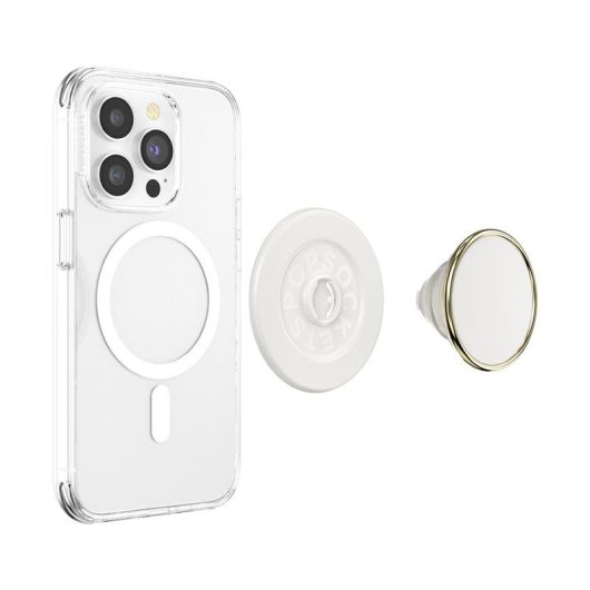 Grip PopSockets Coconut Cream Magnético Compatível Apple MagSafe Design Elegante