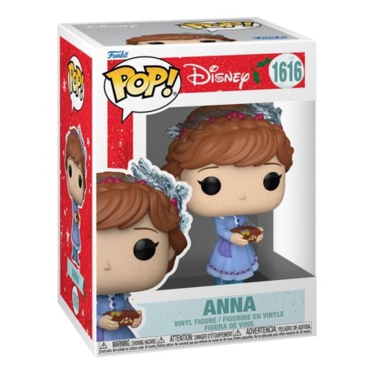Figura colecionável FUNKO Anna Frozen Vinil 10 cm para fãs Disney