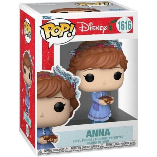 Figura colecionável FUNKO Anna Frozen Vinil 10 cm para fãs Disney