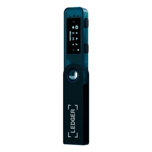 Monnaie offline LEDGER Nano S Plus Sécurité Bitcoin Ethereum USB-C Bleu