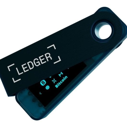 Monnaie offline LEDGER Nano S Plus Sécurité Bitcoin Ethereum USB-C Bleu