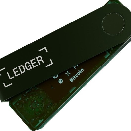 Portefeuille crypto LEDGER Nano X Vert Bluetooth USB-C OLED Sécurité avancée