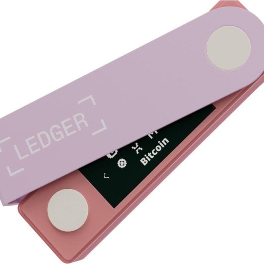 Monnaie crypto Ledger Nano X Bluetooth USB-C Écran OLED Rose Blanc