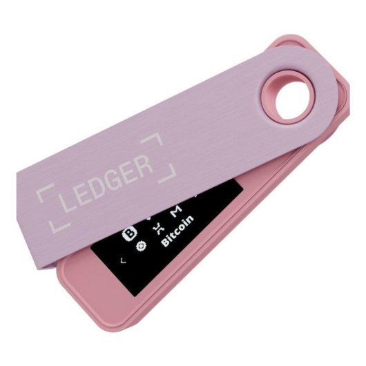 Monedero Ledger Nano S Plus USB-C Écran OLED Rose pastel