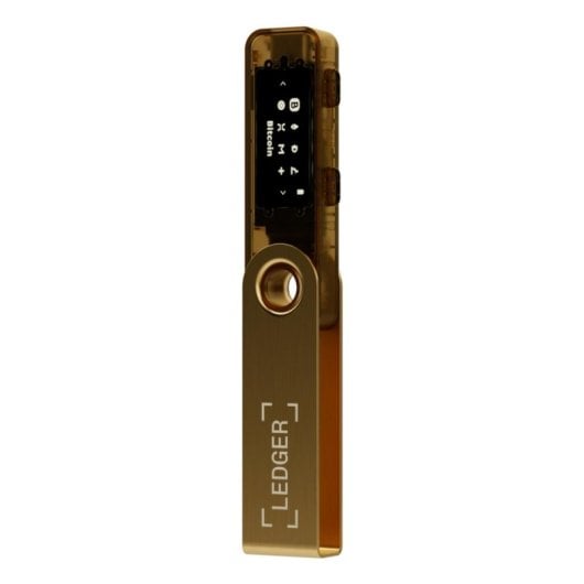 Crypto Wallet LEDGER Nano S Plus USB-C Écran OLED Noir Or
