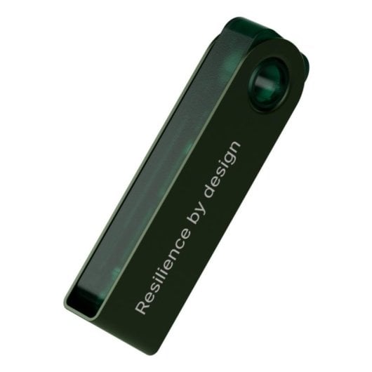 Portefeuille crypto LEDGER Nano S Plus USB-C OLED Vert émeraude