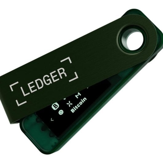 Portefeuille crypto LEDGER Nano S Plus USB-C OLED Vert émeraude