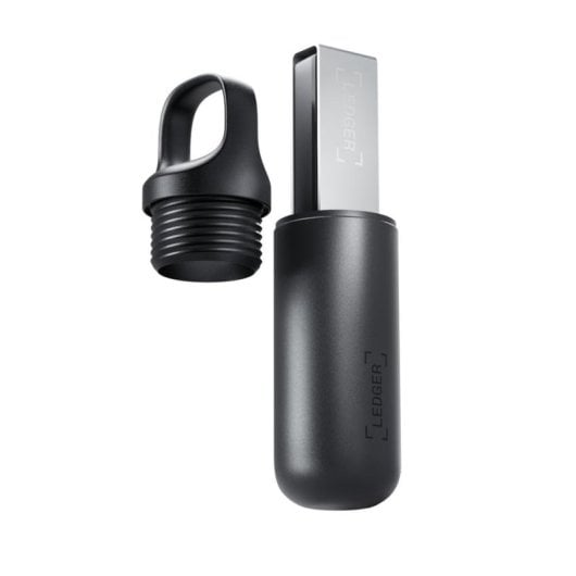 Étui Ledger Nano S Plus Pod Noir aluminium plastique silicone résistant