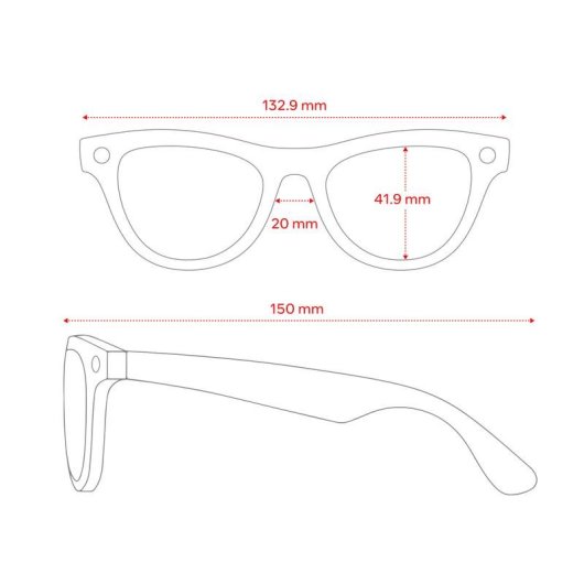 Meta Ray-Ban Skyler Gafas Inteligentes Camera IA Integrata Altoparlanti Nero