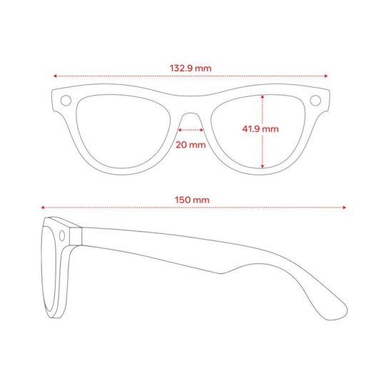 Óculos Inteligentes META Ray-Ban SK-1000380-01 32GB Lente Azul Bluetooth 5.2 Wi-Fi 6