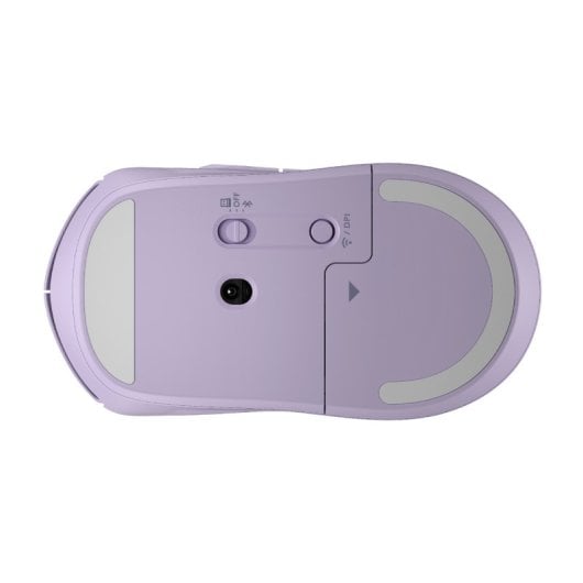 Ratón HP 400 Inalámbrico Dual Bluetooth/USB 2.4GHZ Silencioso Batería 24 Meses 6000DPI Silicona Suave Púrpura