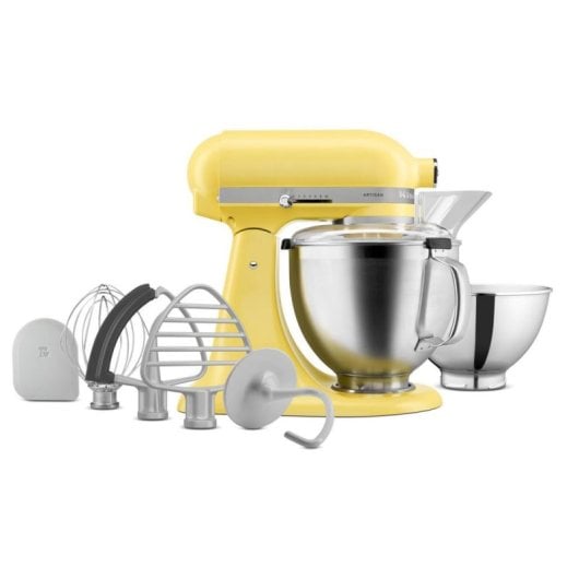 Batidora KitchenAid 5KSM195PSEBT jaune acier inoxydable 4,7L 300W 10 vitesses