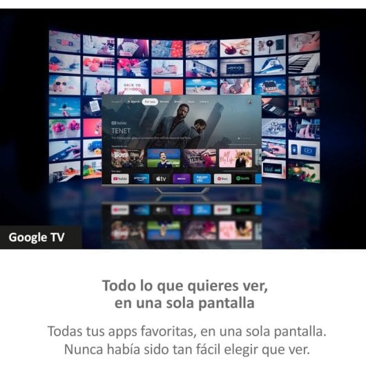 TV Haier QLED H65S80EUX 65" 4K Ultra HD Smart TV Google TV HDR10 Dolby Audio