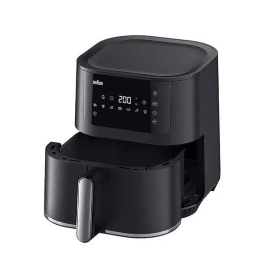 Freidora de aire Braun HF5030 6L 1700W Touch mit 8 Programmen Schwarz