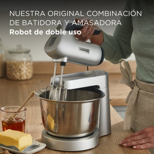 Batidora Kenwood KEN HMP 54 SI con funzione turbo 3,5L 650W inox