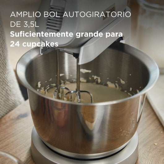 Batidora Kenwood KEN HMP 54 SI con funzione turbo 3,5L 650W inox