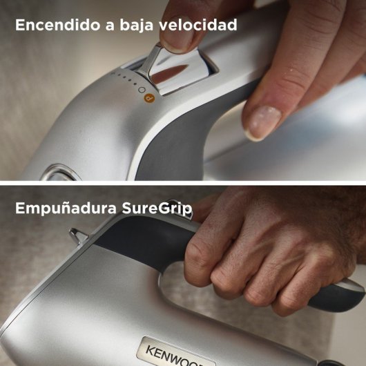 Batidora Kenwood KEN HMP 54 SI con funzione turbo 3,5L 650W inox