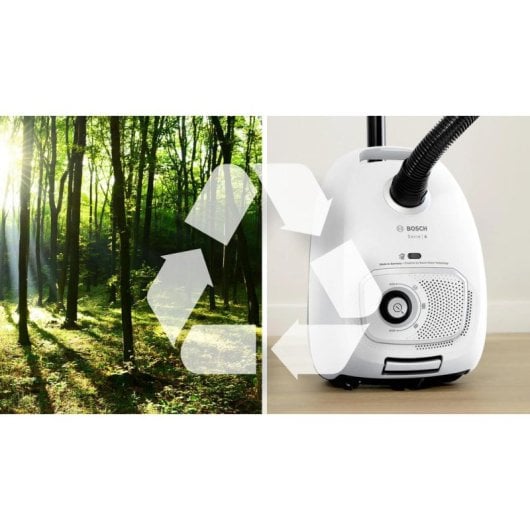 Aspirapolvere Con Sacco Bosch BGB41WH1 0,6kW Con Cavo Bianco