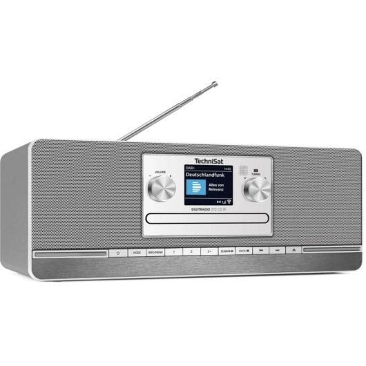 Radio Technisat DIGITRADIO 372 CD IR Bluetooth Wi-Fi DAB+ FM 10 W Anthracite Silver