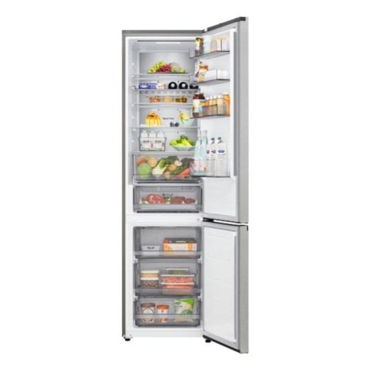 Frigorífico Combi LG GBBS524CPY No Frost 203cm 375L C Plata WiFi IA