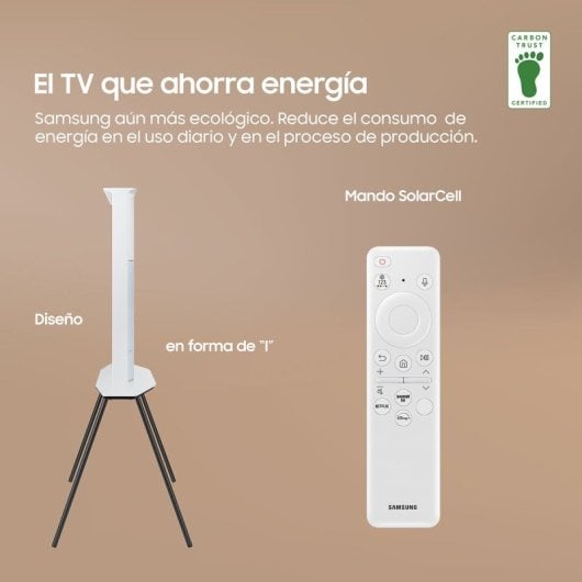 TV Samsung QLED The Serif TQ43LS01DAU 43" 4K Ultra HD 120Hz Smart TV Tizen HDR10+ Wi-Fi Blanc