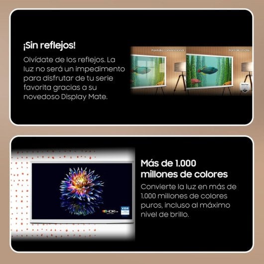 TV Samsung QLED The Serif TQ43LS01DAU 43" 4K Ultra HD 120Hz Smart TV Tizen HDR10+ Wi-Fi Blanc