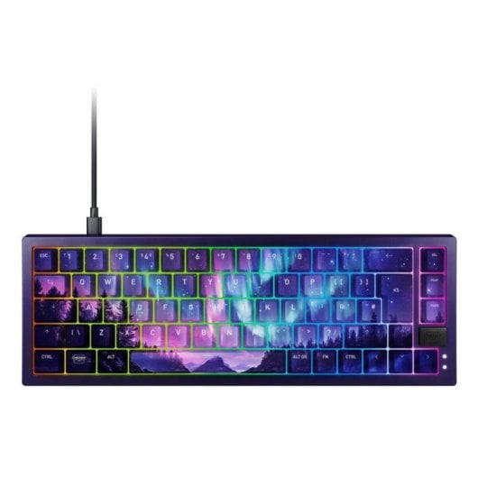 Teclado Cherry Xtrfy NORTHERN LIGHT Bundle mecânico 65% RGB multicolor QWERTZ