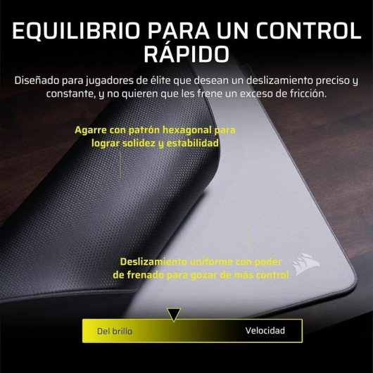Tappetino Gaming Corsair MM Pro Control Medio Antiscivolo Grigio