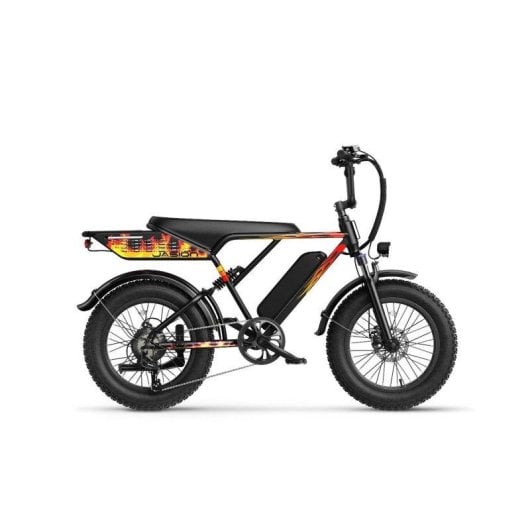 Bicicleta eléctrica Jasion JC1 Retrovolt 500W batería 48V neumáticos 20" suspensión