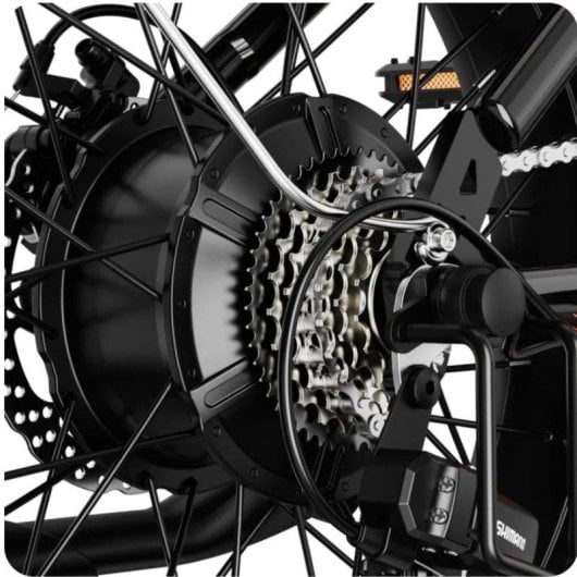 Bicicleta eléctrica Jasion JC1 Retrovolt 500W batería 48V neumáticos 20" suspensión