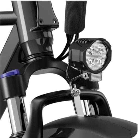 Bicicleta eléctrica Jasion JC1 500W 20" suspensión y batería 48V 12,5Ah Gris