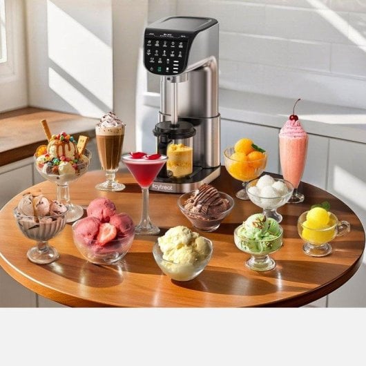 Machine à glace IcyTreat Ic-1010 EU 12 en 1 500 W 568 ml Acier Inox