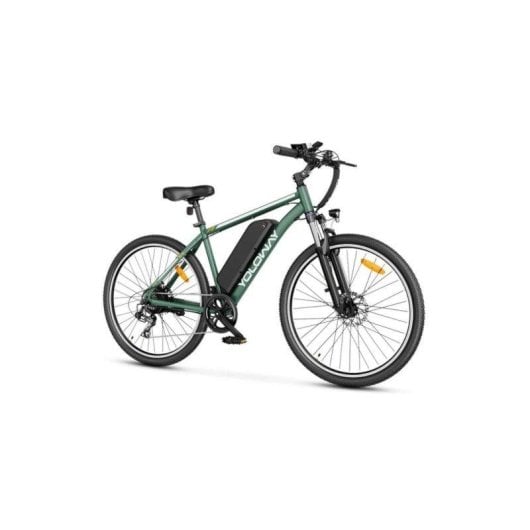 Bicicleta eléctrica Yoloway M10 250 W 36 V 12,5 Ah Verde Suspensão LCD