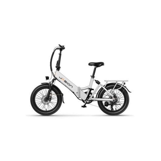 Bicicleta elétrica JASION EB7 ST motor 500W 48V10Ah pneus 20" dobrável branco