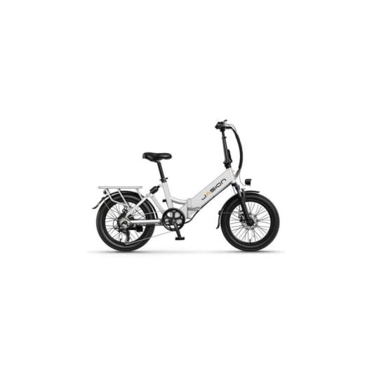 Bicicleta elétrica JASION EB7 ST motor 500W 48V10Ah pneus 20" dobrável branco
