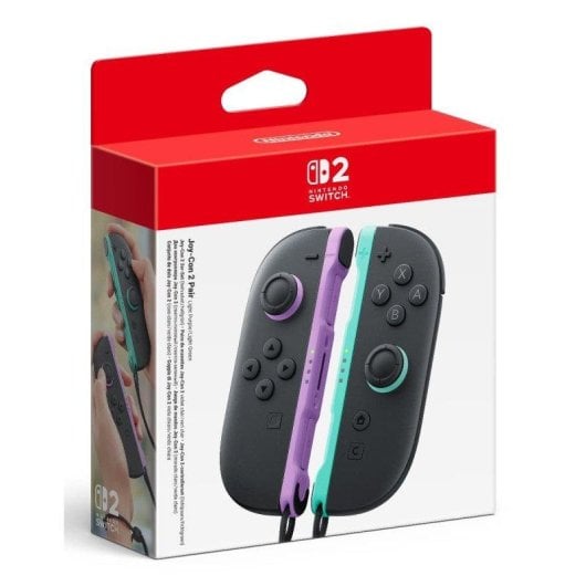 Comando Nintendo Joy-Con 2 Par Par Púrpura Verde Bluetooth Switch 2
